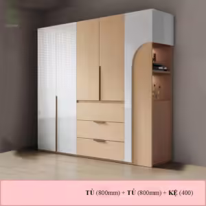 Tủ quần áo hiện đại fm 270005