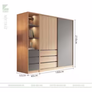 Tủ quần áo hiện đại fm 270007