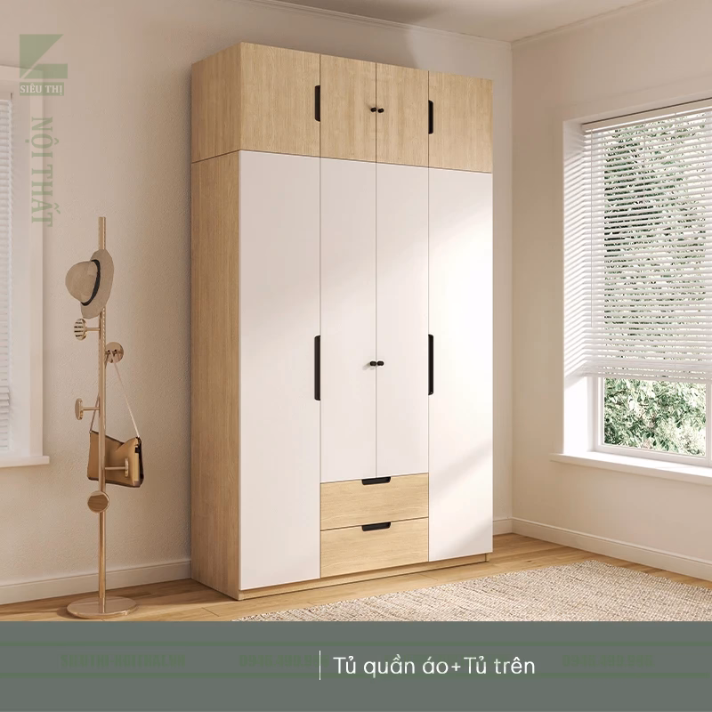 Tủ quần áo + tủ bên fm 270010