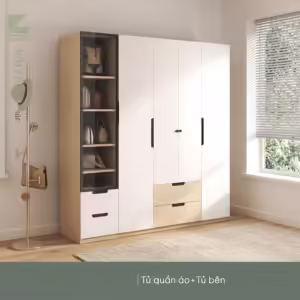 Tủ quần áo + tủ bên fm 270010