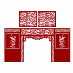 Vách phòng thờ fm 270001