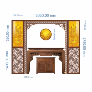 Vách phòng thờ fm 270100