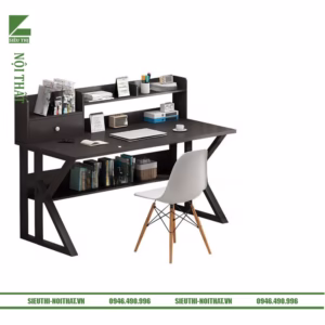 Bàn học bàn làm việc chân sắt 270002