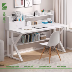 Bàn học bàn làm việc chân sắt 270002