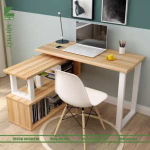 Bàn học bàn làm việc chân sắt 270010