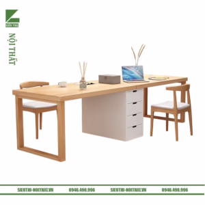 Bàn học bàn làm việc chân sắt 270012