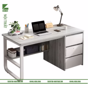Bàn học bàn làm việc chân sắt 270015