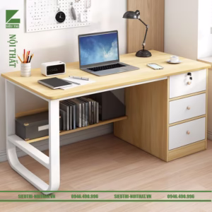 Bàn học bàn làm việc chân sắt 270032