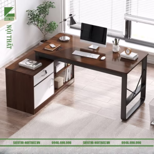 Bàn học bàn làm việc chân sắt 270051