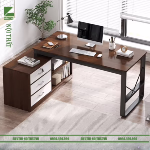 Bàn học bàn làm việc chân sắt 270051